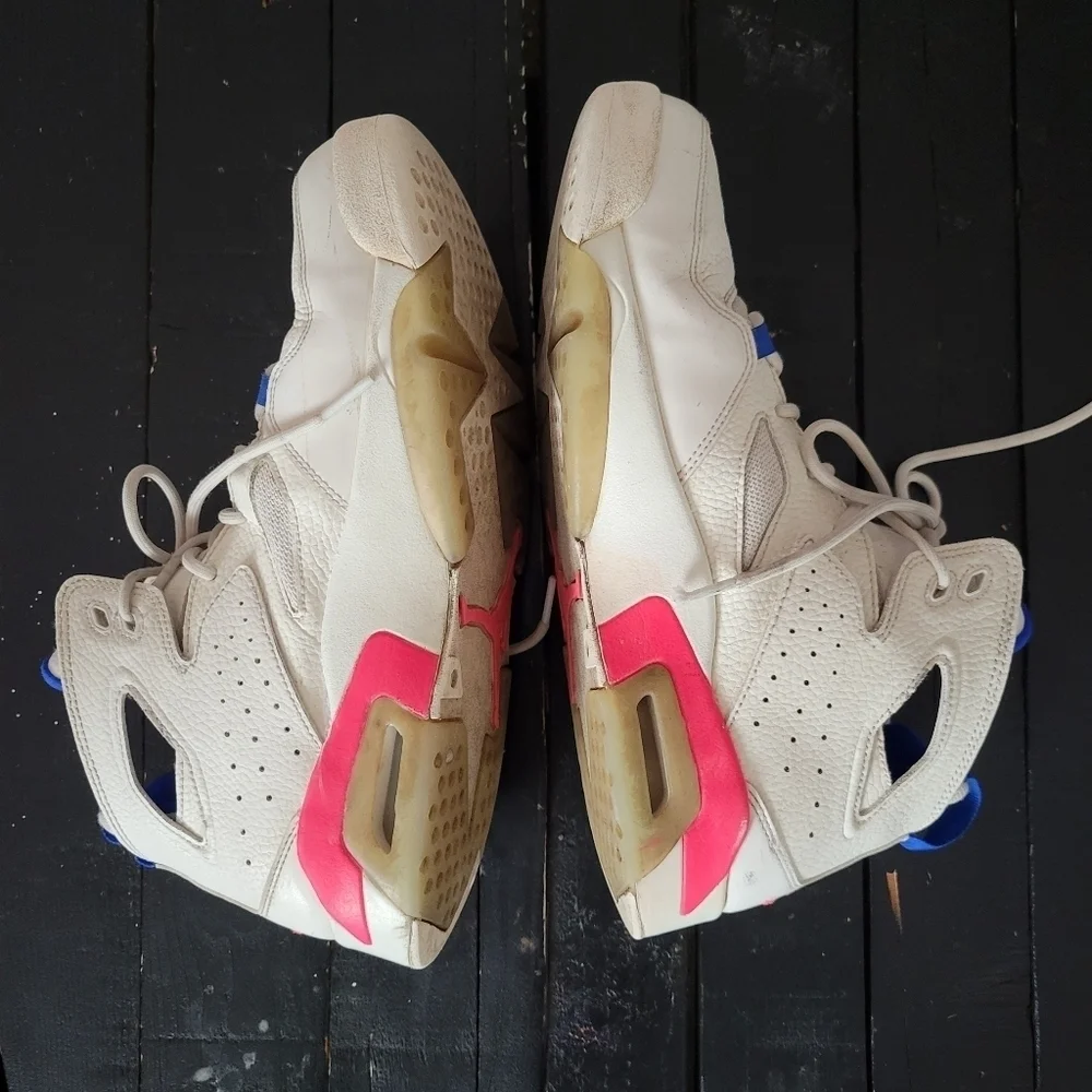 Nike Air Jordan Men's 9 555475-125 Flight Club 91 Ultramarine Sail Pink White